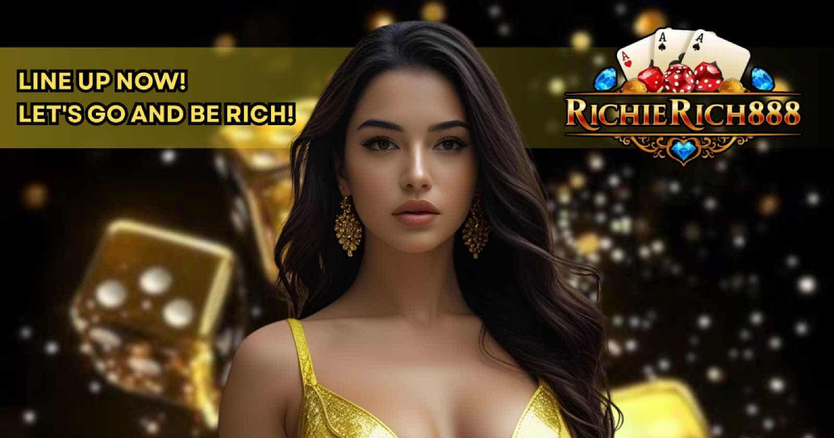 Main banner of Richie Rich888 GCash Entertainment Hub in the Philippines